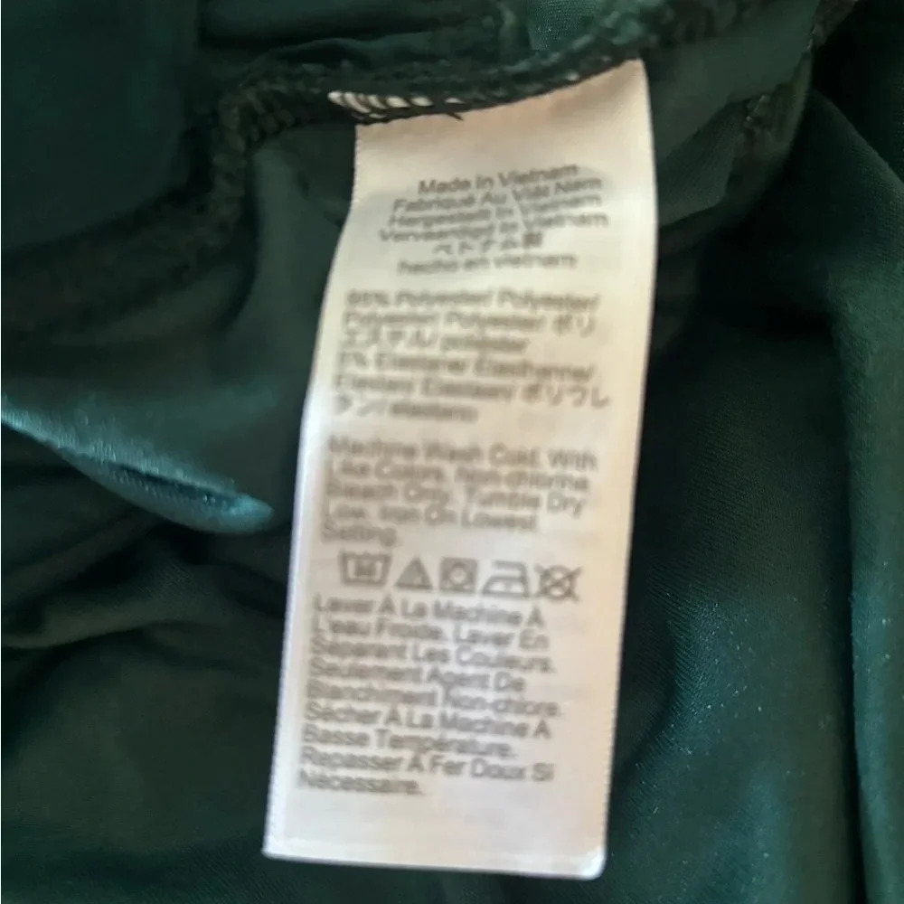J.Crew Factory Velvet sleeveless midi dress Women’s Size 6 Color Old Forest NWT - Picture 11 of 16